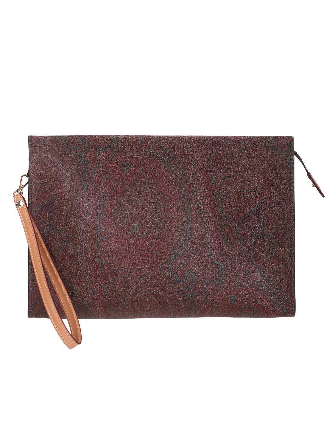 shop ETRO  Beauty: Etro necessaire stampa Paisley.
Finiture in pelle di vitello.
Chiusura con cerniera.
Laccio da polso removibile.
Fodera in tessuto.
Dimensioni: 24,5 x 18 x 4,5 cm.
Composizione: 76% cotone 24% poliestere.
Made in Italy.. 0H783 8007-0600 number 1695606